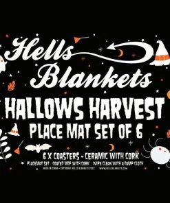 Brand new ๐ HELLS BLANKETS Bats Hallows Harvest | PLACEMAT SET ๐ 25 Brand new ๐ HELLS BLANKETS Bats Hallows Harvest | PLACEMAT SET ๐ -Kitchen Sales Store HallowsHarvestBox 2135d371 a119 4b73 9ecc fecebe1255b7 700x700