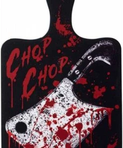 New ๐ ALCHEMY GOTHIC ๐ฆ Halloween Chop, Chop | CERAMIC TRIVET` โ