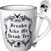 Budget 💯 ALCHEMY GOTHIC Bats Freaks Like Me Drink Tea | MUG AND SPOON SET 🔥 -Kitchen Sales Store alchemy gothic freaks like me drink tea mug and spoon set 1 1 fc9f8184 db26 4b46 b56e e003a2894ad3 700x700
