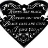 Brand new ✨ ALCHEMY GOTHIC Cats Heart | CERAMIC TRIVET* 👏 -Kitchen Sales Store alchemy gothic heart trivet ceramic trivet 1 5b5935da a248 491d 91cb 75371dad1c0e