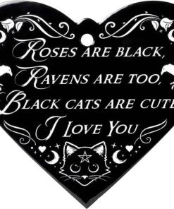 Brand new ✨ ALCHEMY GOTHIC Cats Heart | CERAMIC TRIVET* 👏