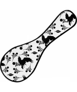 Outlet 🔔 ALCHEMY GOTHIC Gothic Homewares Raven & Rose | CERAMIC SPOON REST 💯
