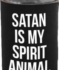 Buy ✨ BLACKCRAFT 🎃 Halloween Satan Is My Spirit Animal | DRINK COOLER 🎁