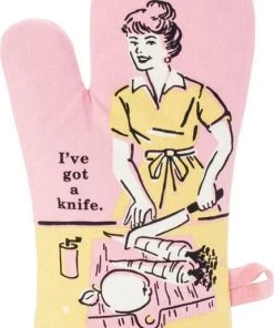 Best deal 🧨 BLUE Q All I've Got A Knife | OVEN MITT 😍