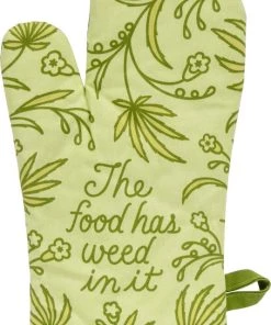 New 💯 BLUE Q All The Food Has Weed In It | OVEN MITT 👍