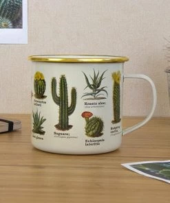 Outlet 🛒 GIFT REPUBLIC All Botanica | ENAMEL MUG 🤩 -Kitchen Sales Store gift republic botanica enamel mug 2 38ada8c9 9443 4521 adf6 e0b733dd6893 700x700