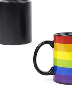 Wholesale 💯 GIFT REPUBLIC Rainbows & Pride Rainbow | HEAT REVEAL MUG 🔔