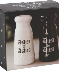 Discount 😍 GOTHIC GIFTS Gothic Homewares Ashes To Ashes | SALT AND PEPPER SET 🌟 -Kitchen Sales Store gothic gifts ashes to ashes salt and pepper set 3 74454d8b 32f3 4f71 bb4f 84018079a5a5 700x700