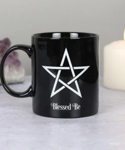 Best Sale 😉 GOTHIC GIFTS Gothic Homewares Blessed Be Pentagram | MUG 👏 -Kitchen Sales Store gothic gifts blessed be pentagram mug 3 51f5483b 1cad 4b5a b08f a07cca713230 700x700