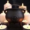 Cheap 😉 GOTHIC GIFTS Gothic Homewares Pentagram [7cm] | CAST IRON CAULDRON ✨ -Kitchen Sales Store gothic gifts cast iron cauldron with pentagram 7cm 2 8a8c3476 8efb 48ce 9851 e3430e0a583d 700x700