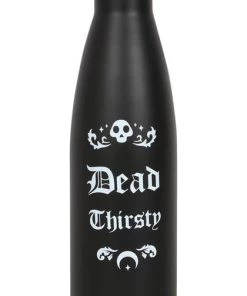 Flash Sale ⭐ GOTHIC GIFTS Gothic Homewares Dead Thirsty | METAL WATER BOTTLE ✨