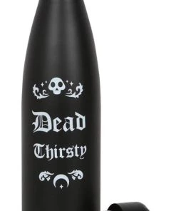 Flash Sale ⭐ GOTHIC GIFTS Gothic Homewares Dead Thirsty | METAL WATER BOTTLE ✨ -Kitchen Sales Store gothic gifts dead thirsty metal water bottle 3 5d783363 ee0e 4eea ba6f 3c4cb380c4f2 700x700