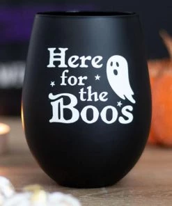Cheap 🔥 GOTHIC GIFTS Ghosts Here For The Boos | STEMLESS GLASS 🔔