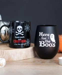 Cheap 🔥 GOTHIC GIFTS Ghosts Here For The Boos | STEMLESS GLASS 🔔 -Kitchen Sales Store gothic gifts here for the boos stemless glass 5 e91e8243 328d 4390 915f 36b863f5953d 700x700