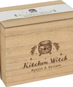 Cheap 💯 GOTHIC GIFTS All Kitchen Witch | WOODEN RECIPE BOX` 😍