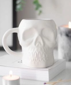 Flash Sale ✨ GOTHIC GIFTS Gothic Homewares Matte White | SKULL MUG 😍 -Kitchen Sales Store gothic gifts matte white skull mug 5 c63ea427 3e08 41aa a31a 14aea63737b8 700x700