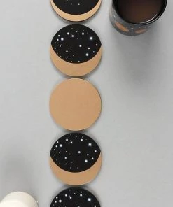 Hot Sale 👍 GOTHIC GIFTS The Moon Moon Phases | COASTER SET 😀