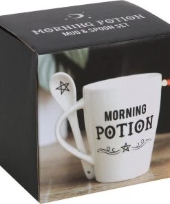 Cheapest 🥰 GOTHIC GIFTS Witchcraft Morning Potion | MUG & SPOON SET ⌛ -Kitchen Sales Store gothic gifts morning potion mug spoon set 4 9fbe7394 23fd 4540 bed7 c7e04af5ab04 700x700