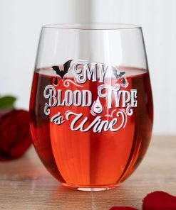 Discount 🔔 GOTHIC GIFTS Bats My Blood Type Is Wine | STEMLESS WINE GLASS 😉 -Kitchen Sales Store gothic gifts my blood type is wine stemless wine glass 4 e67b8330 0a61 43a5 8061 8ce3b8b178a4 700x700