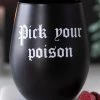 Hot Sale 😀 GOTHIC GIFTS Gothic Homewares Pick Your Poison | STEMLESS WINE GLASS ✨ -Kitchen Sales Store gothic gifts pick your poison stemless wine glass 4 2828fc3e ed87 49d7 9eae 0bc2a4ad1925 700x700