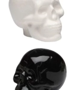 Best deal 😍 GOTHIC GIFTS Gothic Homewares Skulls [Black And White] | SALT AND PEPPER SHAKER SET ✔️