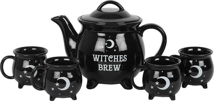 Buy ๐ GOTHIC GIFTS Gothic Homewares Witches Brew | TEA SET ๐ 5 Buy ๐ GOTHIC GIFTS Gothic Homewares Witches Brew | TEA SET ๐ - Image 3
