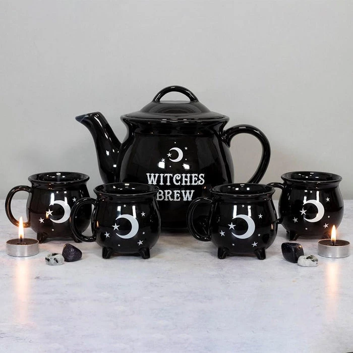 Buy ๐ GOTHIC GIFTS Gothic Homewares Witches Brew | TEA SET ๐ 3 Buy ๐ GOTHIC GIFTS Gothic Homewares Witches Brew | TEA SET ๐