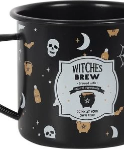 Top 10 🤩 GOTHIC GIFTS Gothic Homewares Witches Brew | ENAMEL MUG 👍