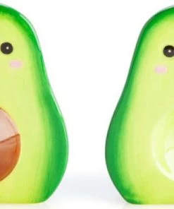Wholesale 🛒 HOMEWARES Kawaii Avocado | SALT & PEPPER SET 💯 -Kitchen Sales Store homewares avocado salt pepper set 2 700x700