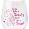 Best reviews of ⭐ HOMEWARES Beauty & The Beast Beauty And Beast [Aurora] | STEMLESS WINE GLASS 👏 -Kitchen Sales Store homewares beauty and beast aurora stemless wine glass 1 700x700