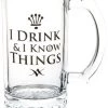 Best deal ⭐ HOMEWARES All I Drink & I Know Things | BEER STEIN 🤩 -Kitchen Sales Store homewares i drink i know things beer stein 1 8fd0c9c2 a46c 47e5 8c3d c0885bce82b3 700x700