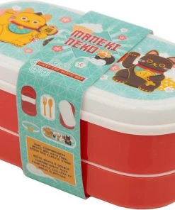 Buy 🧨 HOMEWARES Cats Maneki Neko Lucky Cat | BENTO LUNCH BOX [with Fork & Spoon] 🛒 -Kitchen Sales Store homewares maneki neko lucky cat bento lunch box with fork spoon 9 0b043eaf 34be 48b5 ac6a 4302769bc77a 700x700