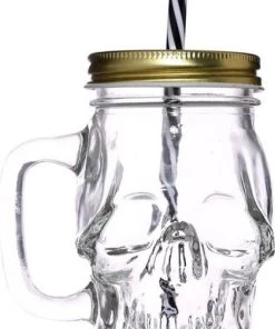 Coupon ⭐ HOMEWARES Gothic Homewares Skull Glass | DRINKING JAR 👏