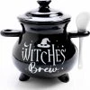 Best Sale ⌛ HOMEWARES Gothic Homewares Witches' Brew Cauldron | SOUP BOWL & SPOON 😀 -Kitchen Sales Store homewares witches brew cauldron soup bowl spoon 1 700x700