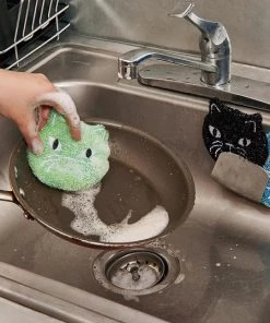 Best Pirce 🔥 KIKKERLAND Cats Kitty | SCRUB SPONGE SET ⌛ -Kitchen Sales Store kikkerland cat sponges set 2 0e0f318d 3f93 494d ba6b 9dce4d85bc1e 700x700