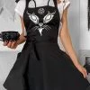 Budget 🔔 KILLSTAR Cats Devil Cat | KITCHEN APRON 😀 -Kitchen Sales Store killstar devil cat kitchen apron 2 0eef2832 abee 42e1 93fb c3f7153572df 700x700