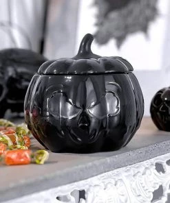Best Pirce ❤️ KILLSTAR Gothic Homewares Jack O'Lantern | BOWL [With Lid]" 🥰