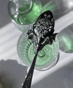 Best deal 🥰 KILLSTAR Gothic Homewares Pick Your Poison [Silver] | ABSINTHE SPOON 🛒