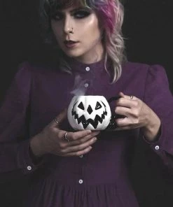 Budget 🌟 LIVELY GHOSTS Gothic Homewares Haunted Hallows [White Pumpkin] | MUG [LIMITED] 🥰 -Kitchen Sales Store lively ghosts white pumpkin haunted hallows mug 4 d3bb6894 d533 429f 9c08 076ae08ee14d 700x700