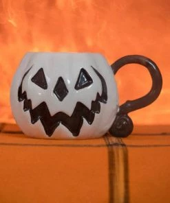 Budget 🌟 LIVELY GHOSTS Gothic Homewares Haunted Hallows [White Pumpkin] | MUG [LIMITED] 🥰 -Kitchen Sales Store lively ghosts white pumpkin haunted hallows mug 5 4a2a5221 7b9b 40e4 bb8d 7e41b61d02cc 700x700