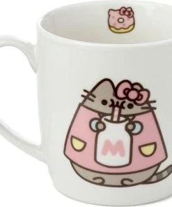 Promo 💯 Cats Hello Kitty & Pusheen | PORCELAIN MUGS [Set Of 2] 🤩 -Kitchen Sales Store pusheen hello kitty pusheen porcelain mugs set of 2 3 95518c35 af5e 46ef 9492 2d0455289f56 700x700