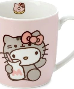 Promo 💯 Cats Hello Kitty & Pusheen | PORCELAIN MUGS [Set Of 2] 🤩 -Kitchen Sales Store pusheen hello kitty pusheen porcelain mugs set of 2 5 668b1f03 7196 49be 8513 3483ce20048a 700x700
