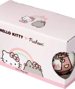 Promo 💯 Cats Hello Kitty & Pusheen | PORCELAIN MUGS [Set Of 2] 🤩 -Kitchen Sales Store pusheen hello kitty pusheen porcelain mugs set of 2 7 eee10df4 19bc 4826 b93a 278ef9e07260 700x700