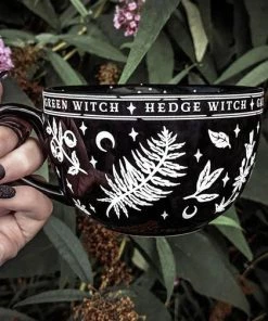 Best Pirce 🔔 ROGUE AND WOLF Gothic Homewares Green Witch | MUG" 😀 -Kitchen Sales Store rogue and wolf green witch mug 12 a583fa4e 5d23 492d a7fe 40e75cb5568f 700x700