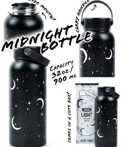 Deals ❤️ ROGUE AND WOLF The Nightmare Before 🔔 Christmas Moonlight [900ml] | INSULATED BOTTLE" 😀 -Kitchen Sales Store rogue and wolf moonlight 900ml insulated bottle 10 f202c828 d869 48c8 bfaa d0e0226bf360 700x700