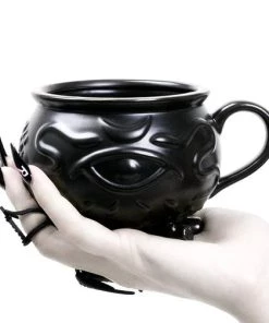 Brand new 🎉 ROGUE AND WOLF Gothic Homewares Witch Cauldron | MUG" ⌛ -Kitchen Sales Store rogue and wolf witch cauldron mug 2 700x700