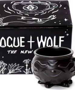 Brand new 🎉 ROGUE AND WOLF Gothic Homewares Witch Cauldron | MUG" ⌛ -Kitchen Sales Store rogue and wolf witch cauldron mug 3 700x700