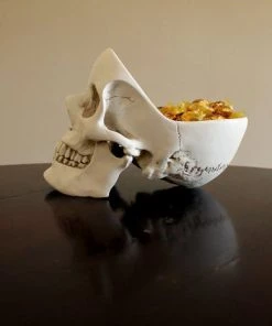 Flash Sale 🤩 SUCK UK Gothic Homewares Skull | BOWL [WHITE] 😉 -Kitchen Sales Store skull white tidy 7 700x700